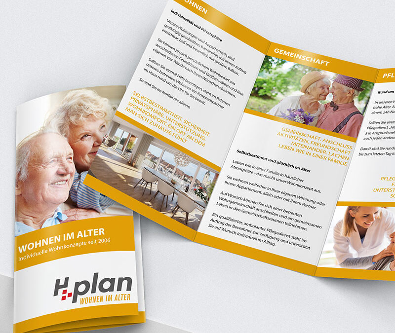 Flyer Design – Wohnen im Alter