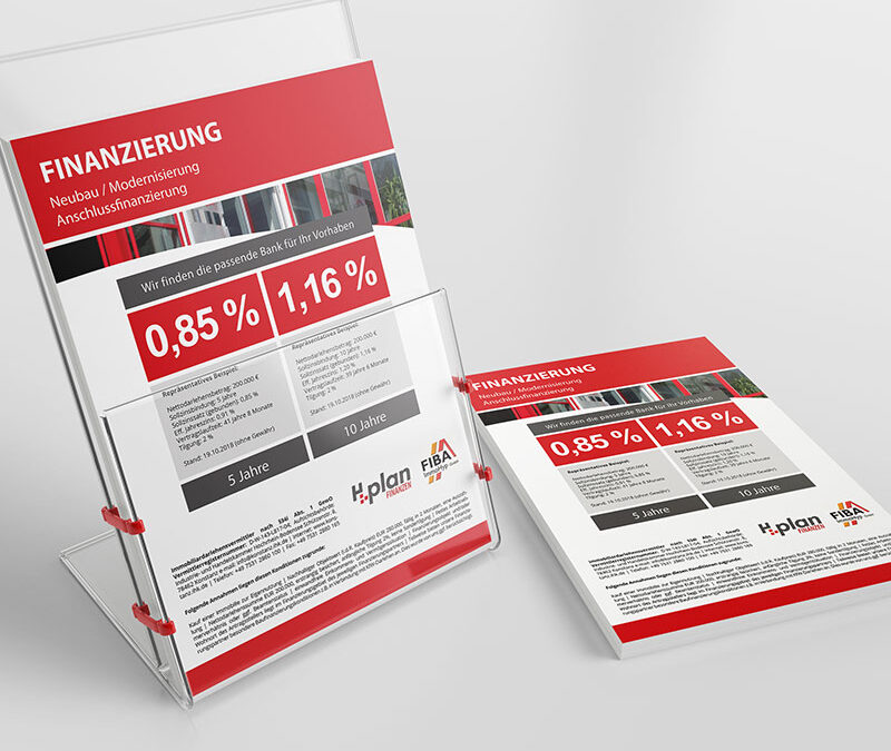 Handzettel Design – Hplan Finanzen