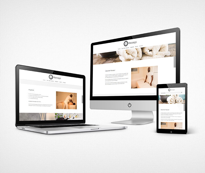 Webseite Massage Studio Kreuzlingen